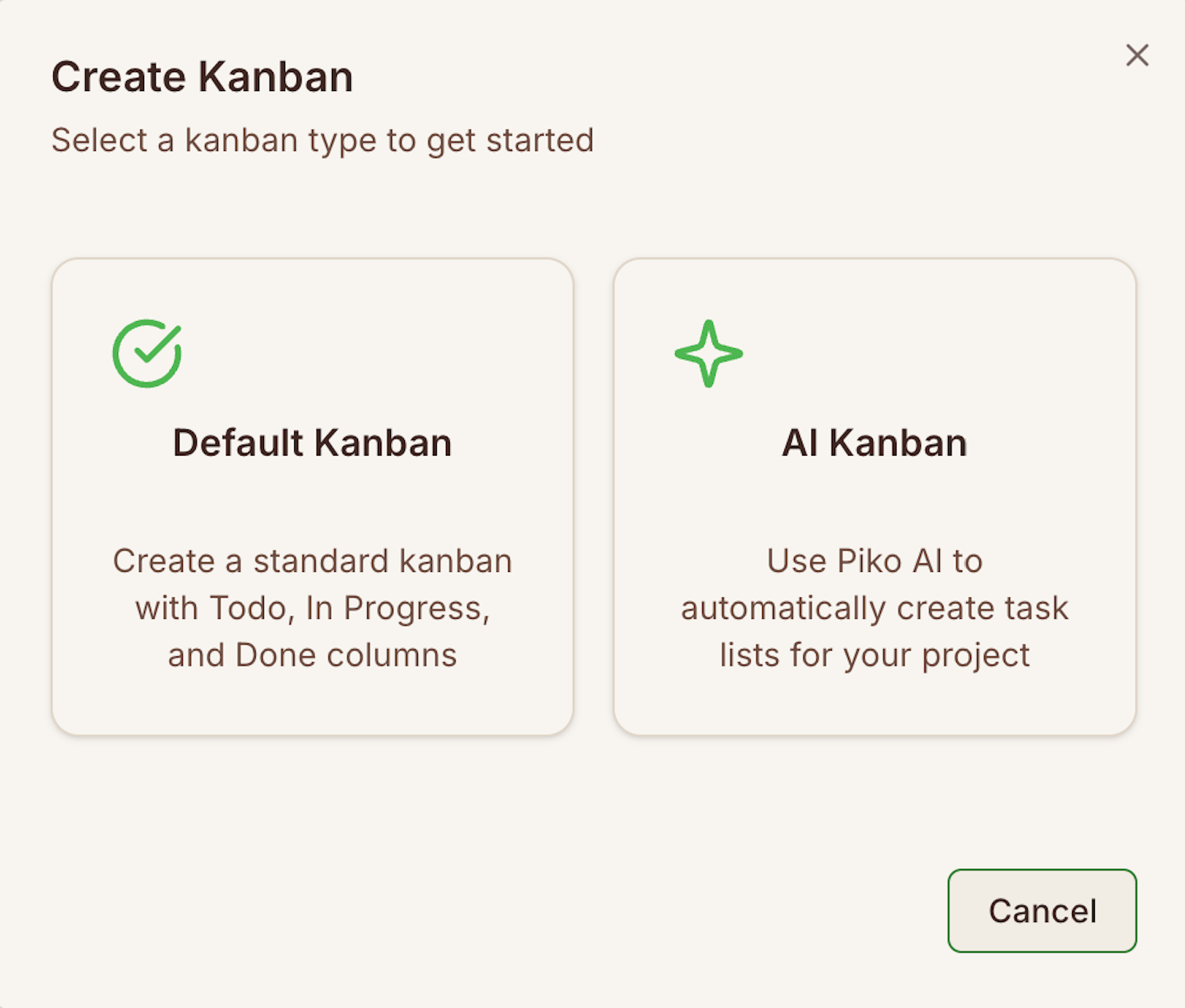 Create a Kanban Board